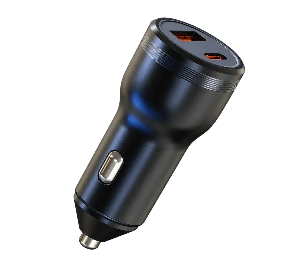 Wisdomup CC-13 USB + USB-C Fast Car Charger