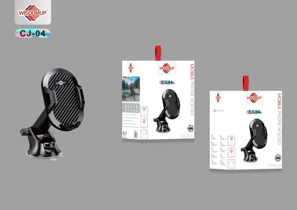 Wisdomup CJ-04 Universal Clamp Car Phone Holder