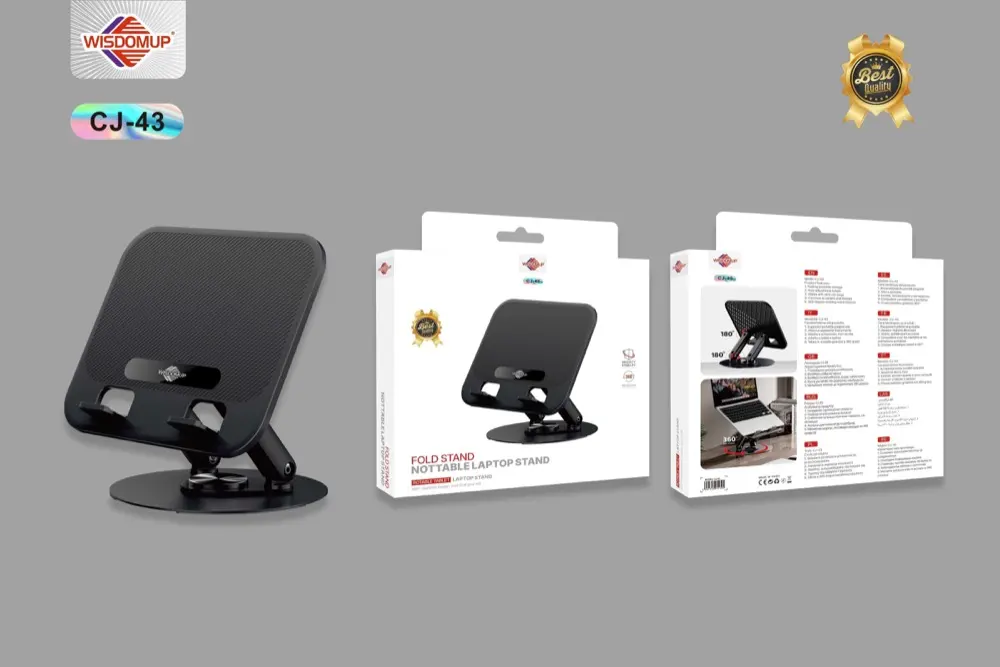 Wisdomup CJ-43 3-in-1 Book, Tablet & Laptop Stand