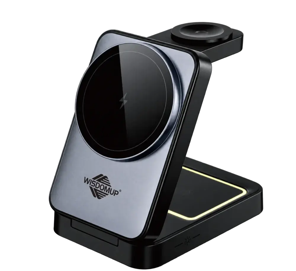 Wisdomup CJ-46 3-in-1 Foldable Magnetic Wireless Charger