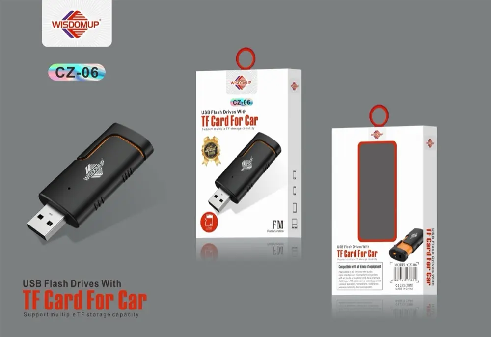Wisdomup CZ-06 Car Bluetooth Receiver with FM