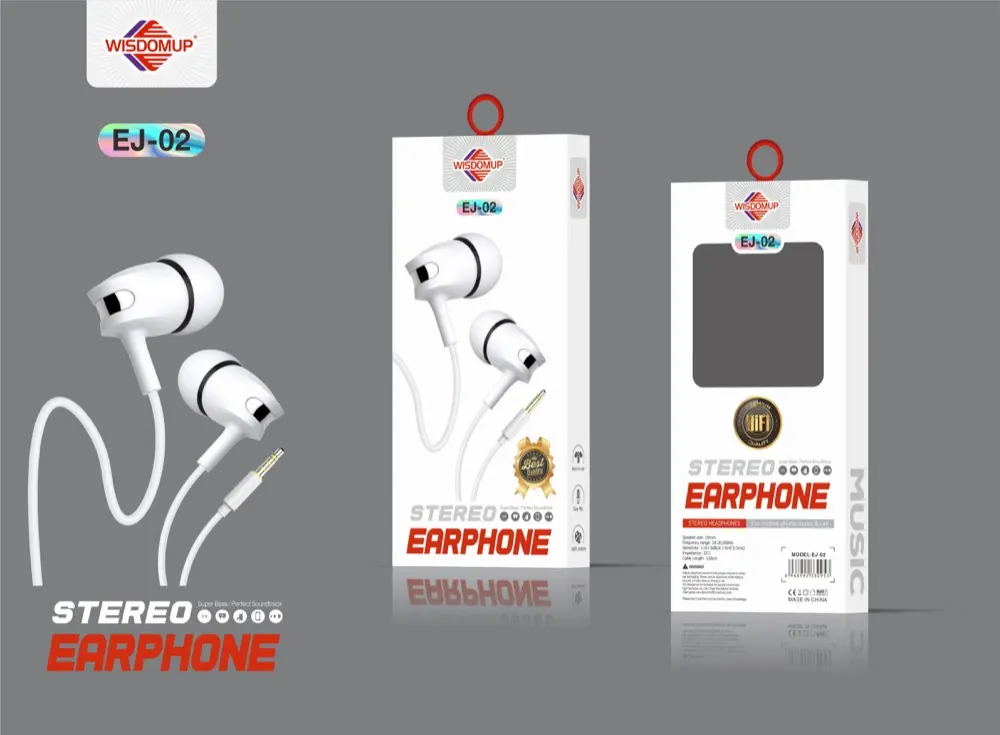 Wisdomup EJ-02 3.5mm Handsfree Earphones