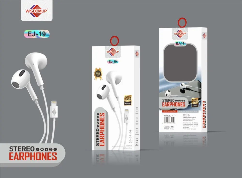 Wisdomup EJ-19 Lightning Handsfree Earphones