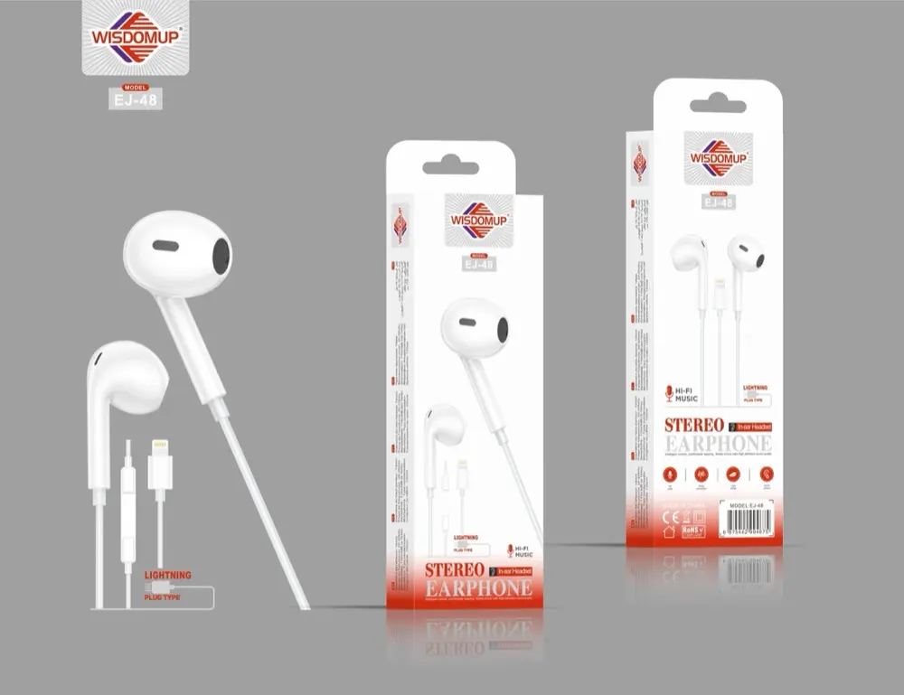 Wisdomup EJ-48 Lightning Handsfree Earphones