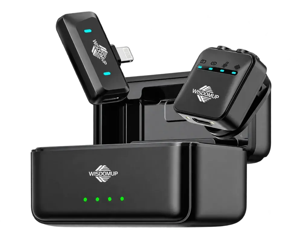 Wisdomup MKF-01 Wireless Clip-On Microphone