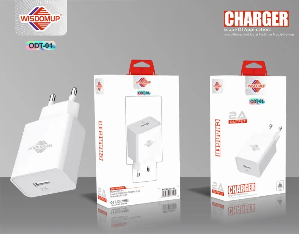 Wisdomup ODT-01 10W USB Charger (Plug Only)