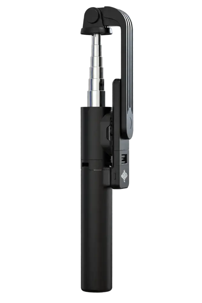 Wisdomup SelfieCom-02 Bluetooth Selfie Stick with Light