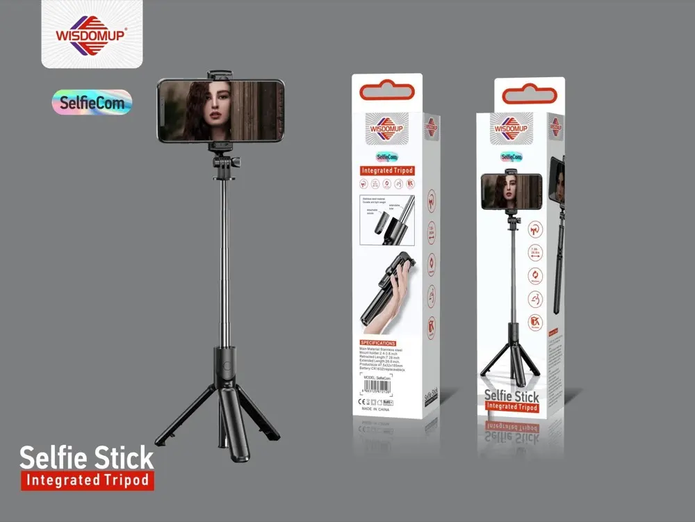 Wisdomup SelfieCom Bluetooth Selfie Stick