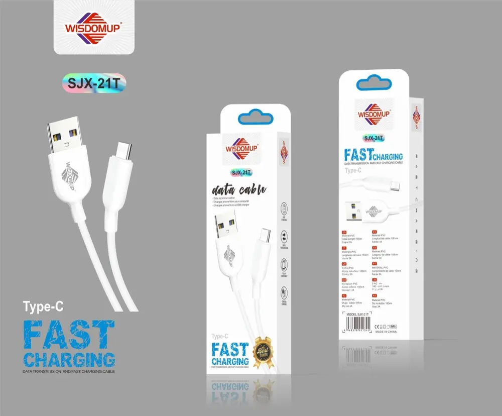Wisdomup SJX-21 3A Charging Cable