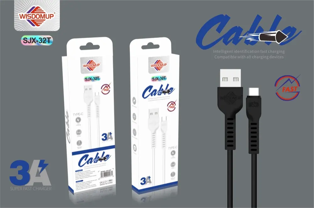 Wisdomup SJX-32 3A Charging Cable