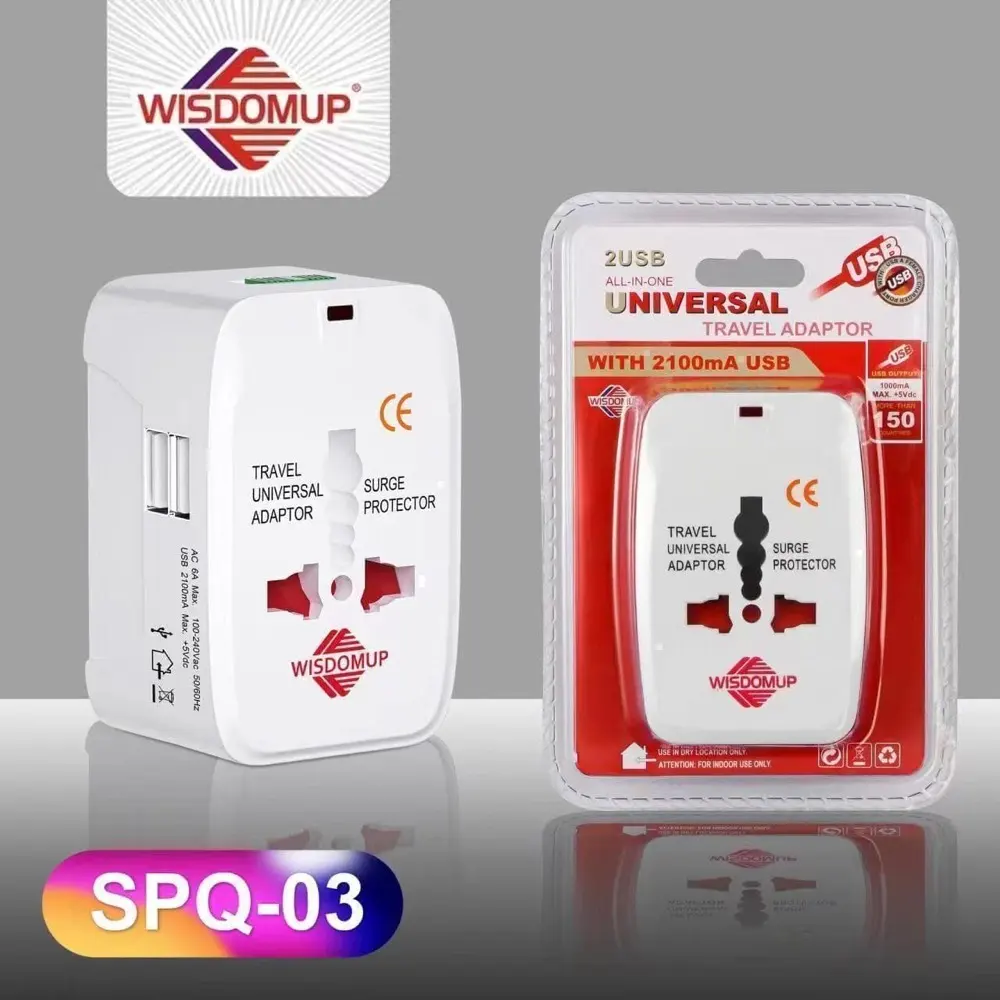 Wisdomup SPQ-03 Universal Travel Adapter