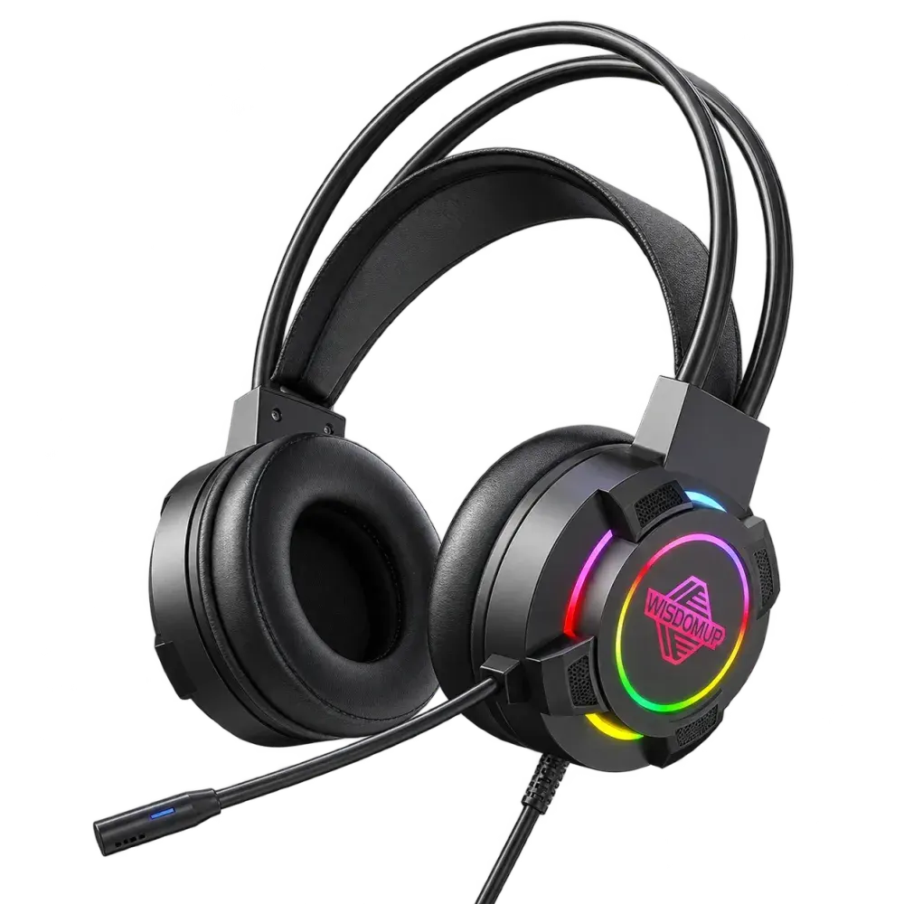 Wisdomup TDE-12 RGB Gaming Headset with Mic
