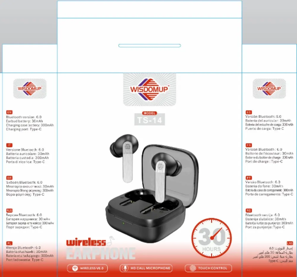 Wisdomup TS-14 True Wireless Earbuds