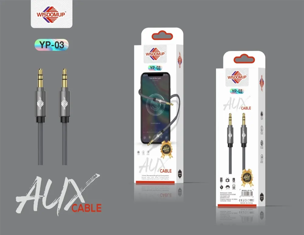 Wisdomup YP-03 3.5mm AUX Cable
