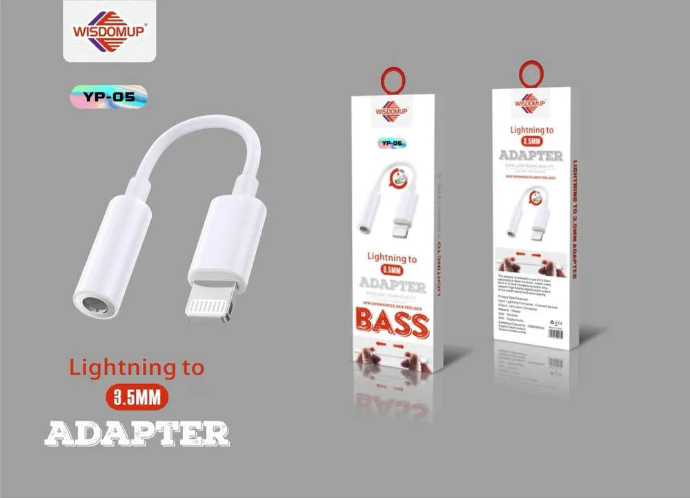 Wisdomup YP-05 Lightning to 3.5mm Audio Adapter