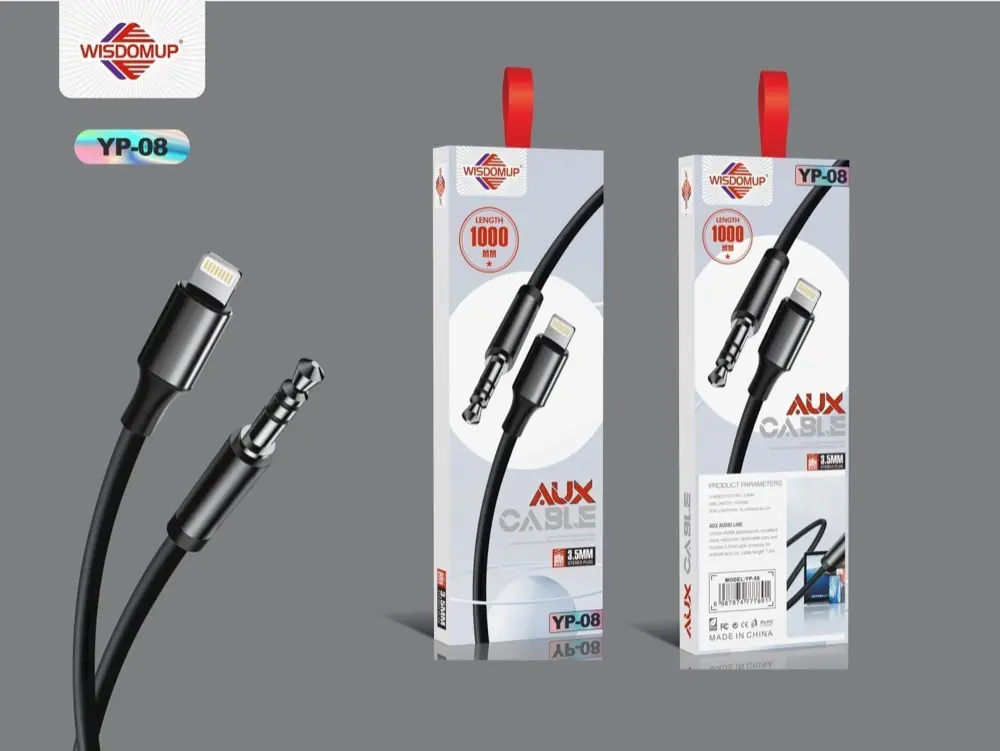 Wisdomup YP-08 Lightning to AUX Car Cable