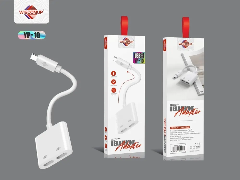 Wisdomup YP-10 USB-C Dual Splitter