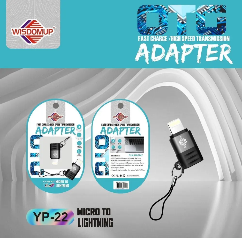 Wisdomup YP-22 Micro-USB to Lightning Adapter