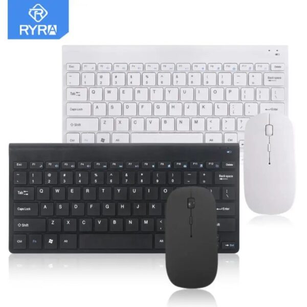 2.4G Wireless Keyboard And Mouse Suit USB2.0 Portable Slim Design