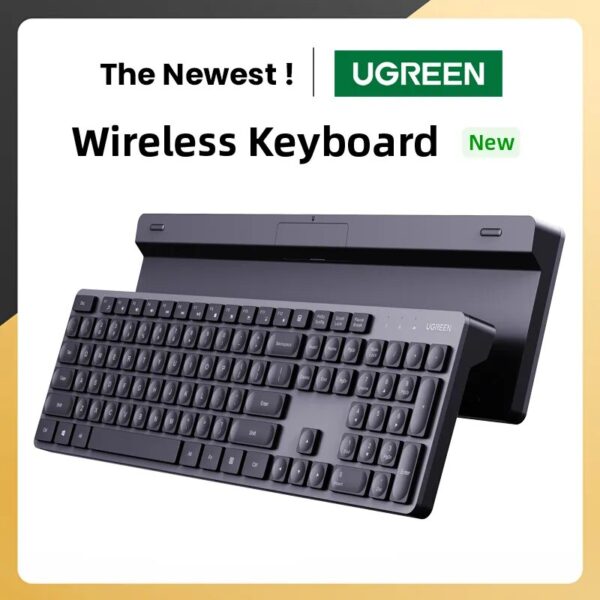 UGREEN Keyboard Mouse Wireless 2.4G English Russian Keycap