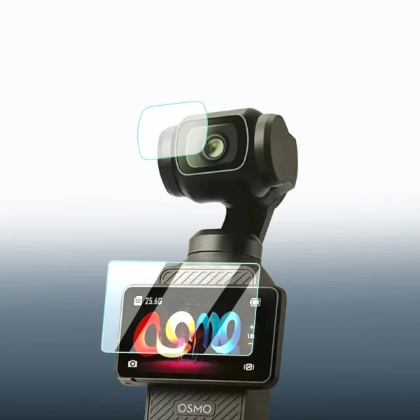 Hard Glass Lens & Display Protector For DJI OSMO Pocket 3/2 Action Camera